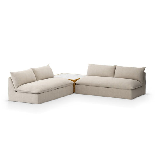 Four Hands - Solano - Grant Outdoor 2-Piece Sectional W/ Coffee Table - Faye Sand - 235710-001 veiw 1