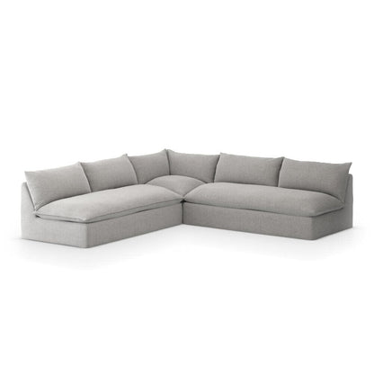 Four Hands - Solano - Grant Outdoor 3-Piece Sectional - Faye Ash - 235713-002 veiw 1