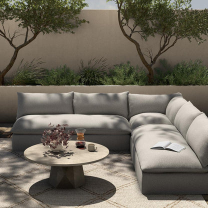 Four Hands - Solano - Grant Outdoor 3-Piece Sectional - Faye Ash - 235713-002 veiw 4