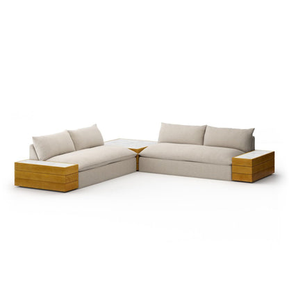 Four Hands - Solano - Grant Outdoor 2Pc Sectional W/ Coffee & End Tables - Faye Sand - 235711-003 veiw 1