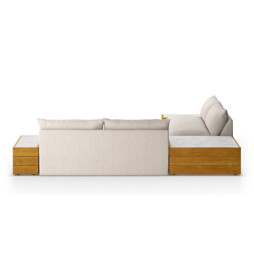 Four Hands - Solano - Grant Outdoor 2Pc Sectional W/ Coffee & End Tables - Faye Sand - 235711-003 veiw 5