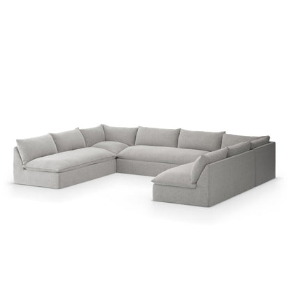 Four Hands - Solano - Grant Outdoor 5-Piece Sectional - Faye Ash - 235714-001 veiw 1