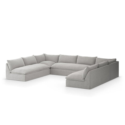 Four Hands - Solano - Grant Outdoor 5-Piece Sectional - Faye Ash - 235714-001 veiw 1