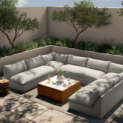 Four Hands - Solano - Grant Outdoor 5-Piece Sectional - Faye Ash - 235714-001 veiw 4