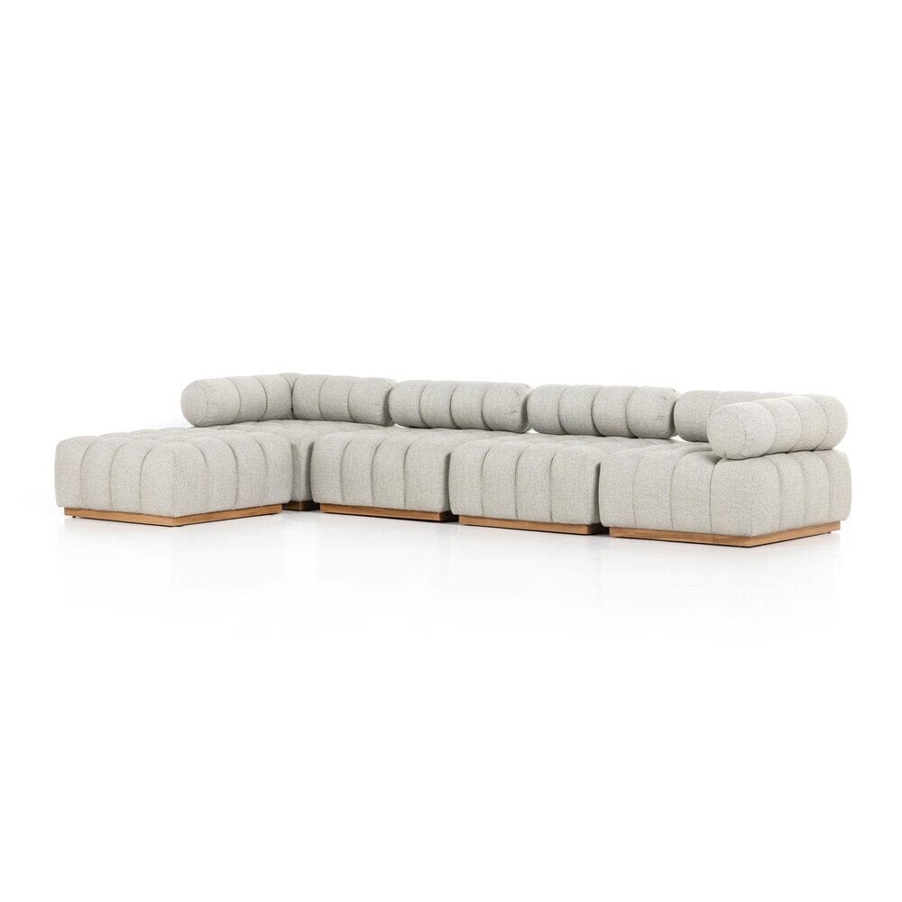 Four Hands - Solano - Roma Outdoor 4-Piece Sectional - Faye Ash - 230027-001 veiw 1