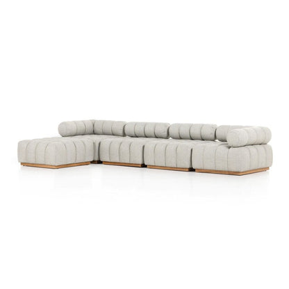 Four Hands - Solano - Roma Outdoor 4-Piece Sectional - Faye Ash - 230027-001 veiw 1