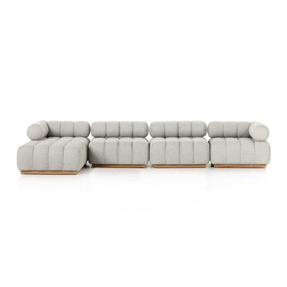 Four Hands - Solano - Roma Outdoor 4-Piece Sectional - Faye Ash - 230027-001 veiw 2