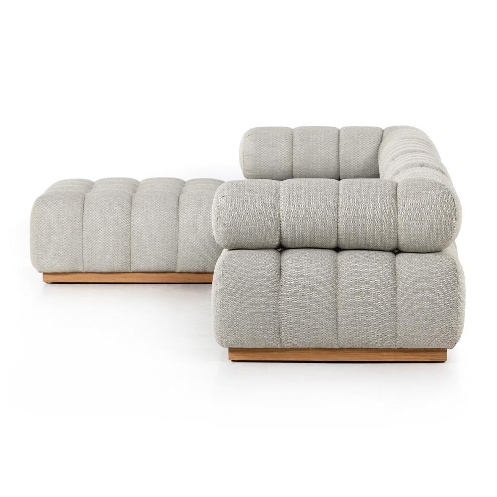 Four Hands - Solano - Roma Outdoor 4-Piece Sectional - Faye Ash - 230027-001 veiw 3