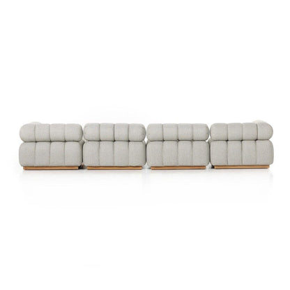 Four Hands - Solano - Roma Outdoor 4-Piece Sectional - Faye Ash - 230027-001 veiw 5