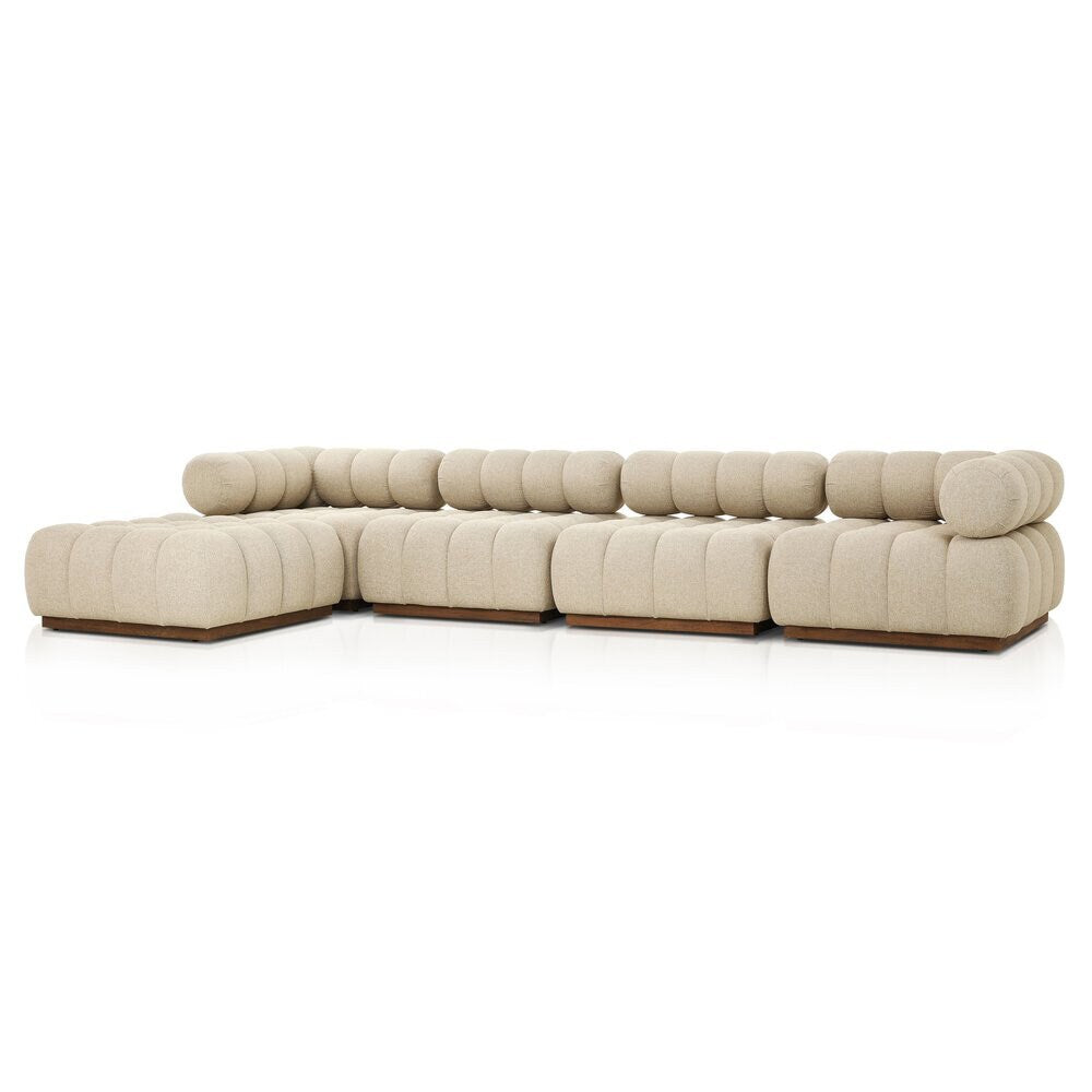 Four Hands - Solano - Roma Outdoor 4-Piece Sectional - Hayes Cream - 230027-006 veiw 1