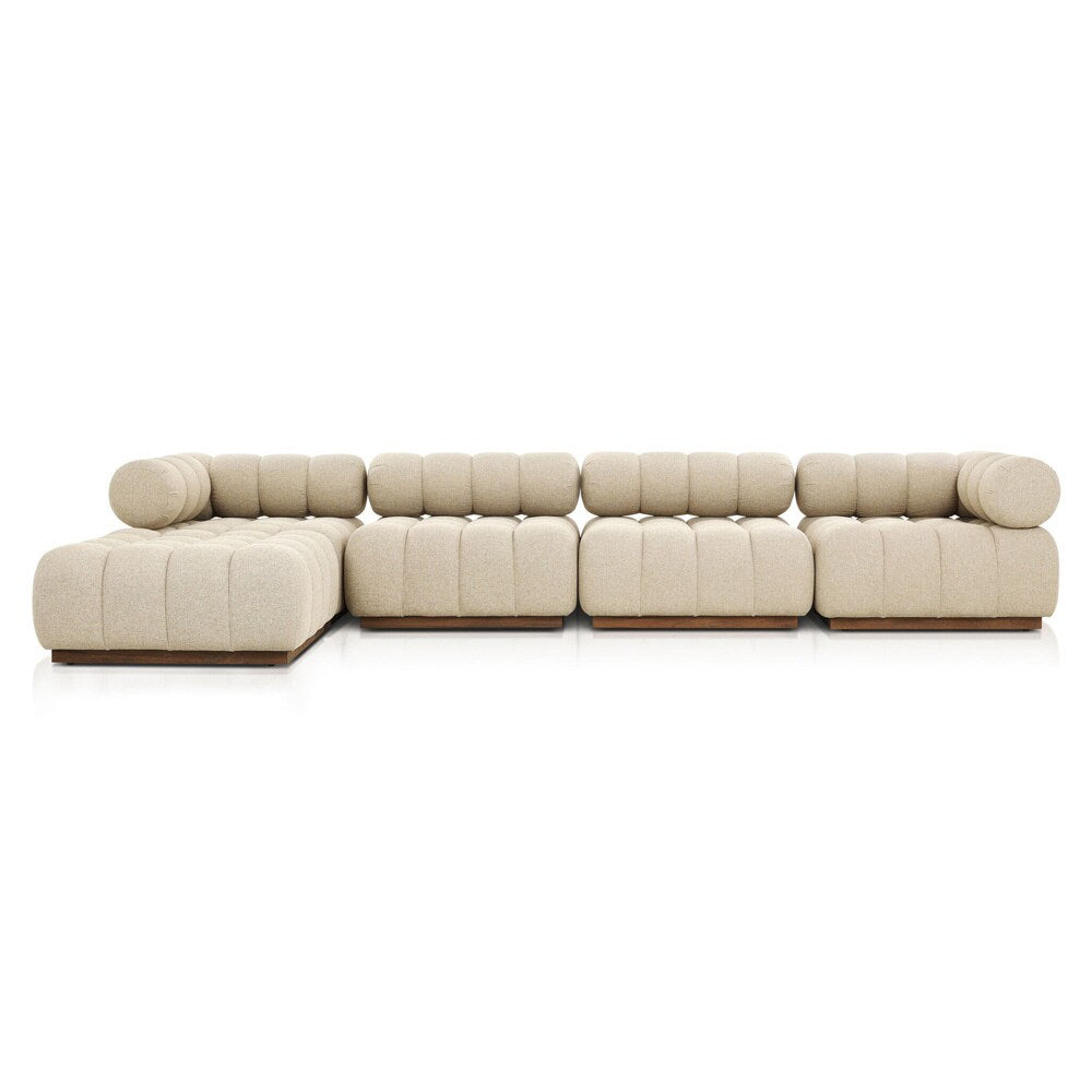 Four Hands - Solano - Roma Outdoor 4-Piece Sectional - Hayes Cream - 230027-006 veiw 2