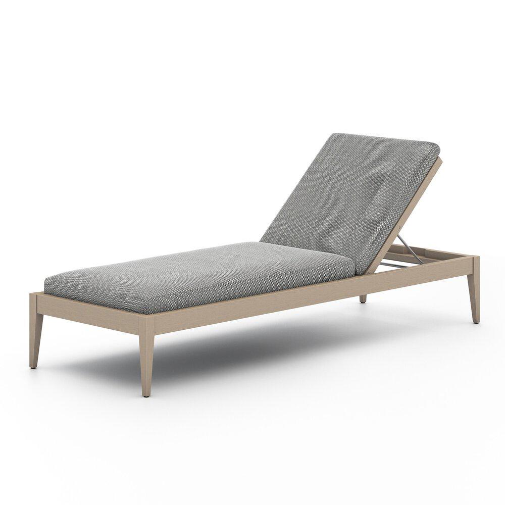 Four Hands - Solano - Sherwood Outdoor Chaise, Washed Brown - Faye Ash - 226912-004 veiw 1