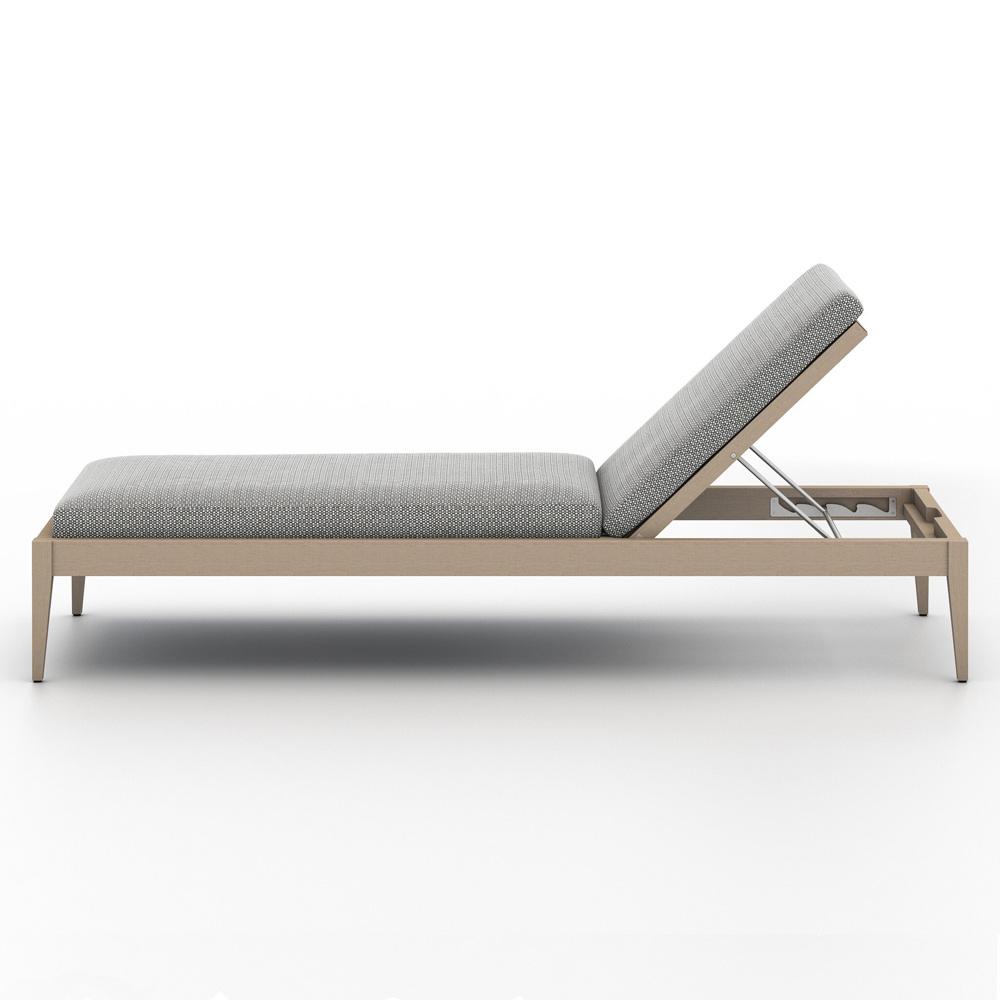 Four Hands - Solano - Sherwood Outdoor Chaise, Washed Brown - Faye Ash - 226912-004 veiw 3
