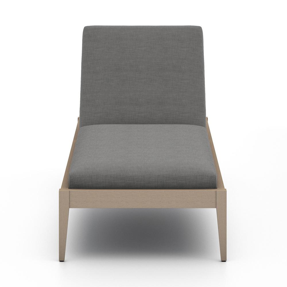 Four Hands - Solano - Sherwood Outdoor Chaise, Washed Brown - Venao Charcoal - 226912-003 veiw 2