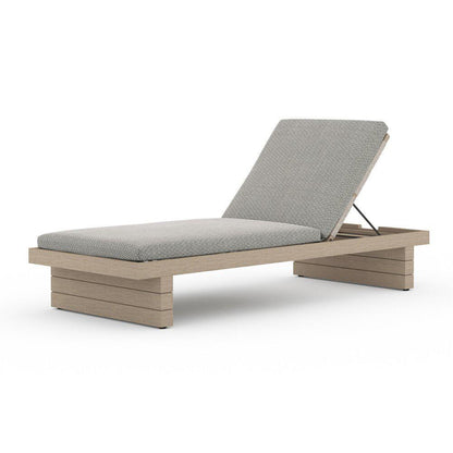 Four Hands - Solano - Leroy Outdoor Chaise - Washed Brown - Faye Ash - 223214-004 veiw 1