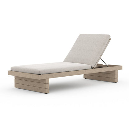 Four Hands - Solano - Leroy Outdoor Chaise - Washed Brown - Venao Grey - 223214-003 veiw 1