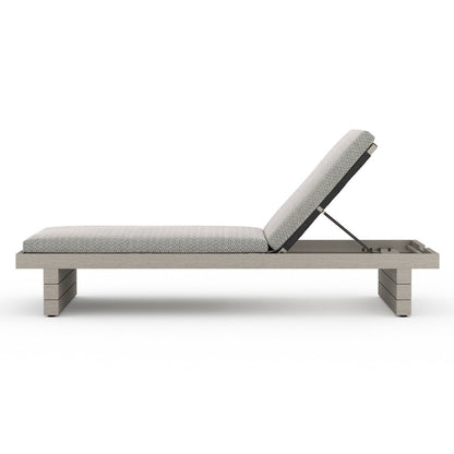 Four Hands - Solano - Leroy Outdoor Chaise - Weathered Grey - Faye Ash - 223214-008 veiw 3