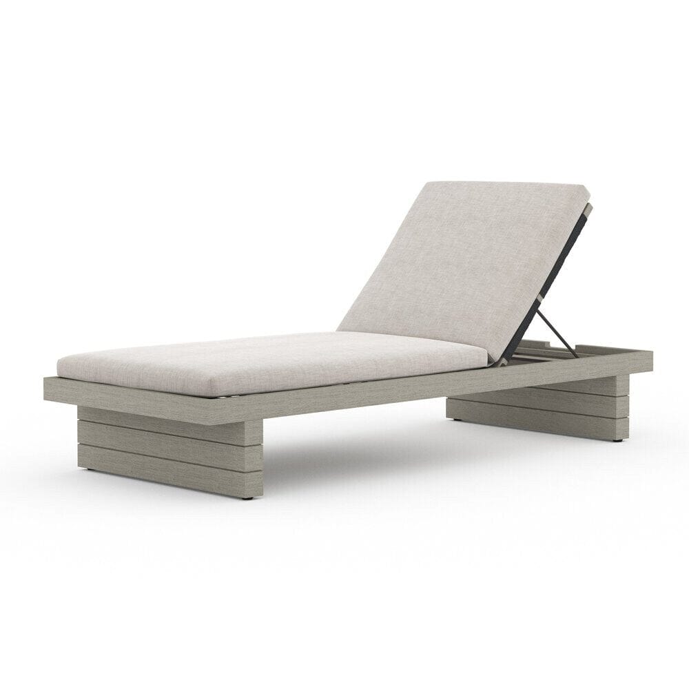 Four Hands - Solano - Leroy Outdoor Chaise - Weathered Grey - Venao Grey - 223214-007 veiw 1