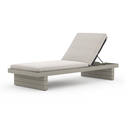 Four Hands - Solano - Leroy Outdoor Chaise - Weathered Grey - Venao Grey - 223214-007 veiw 1