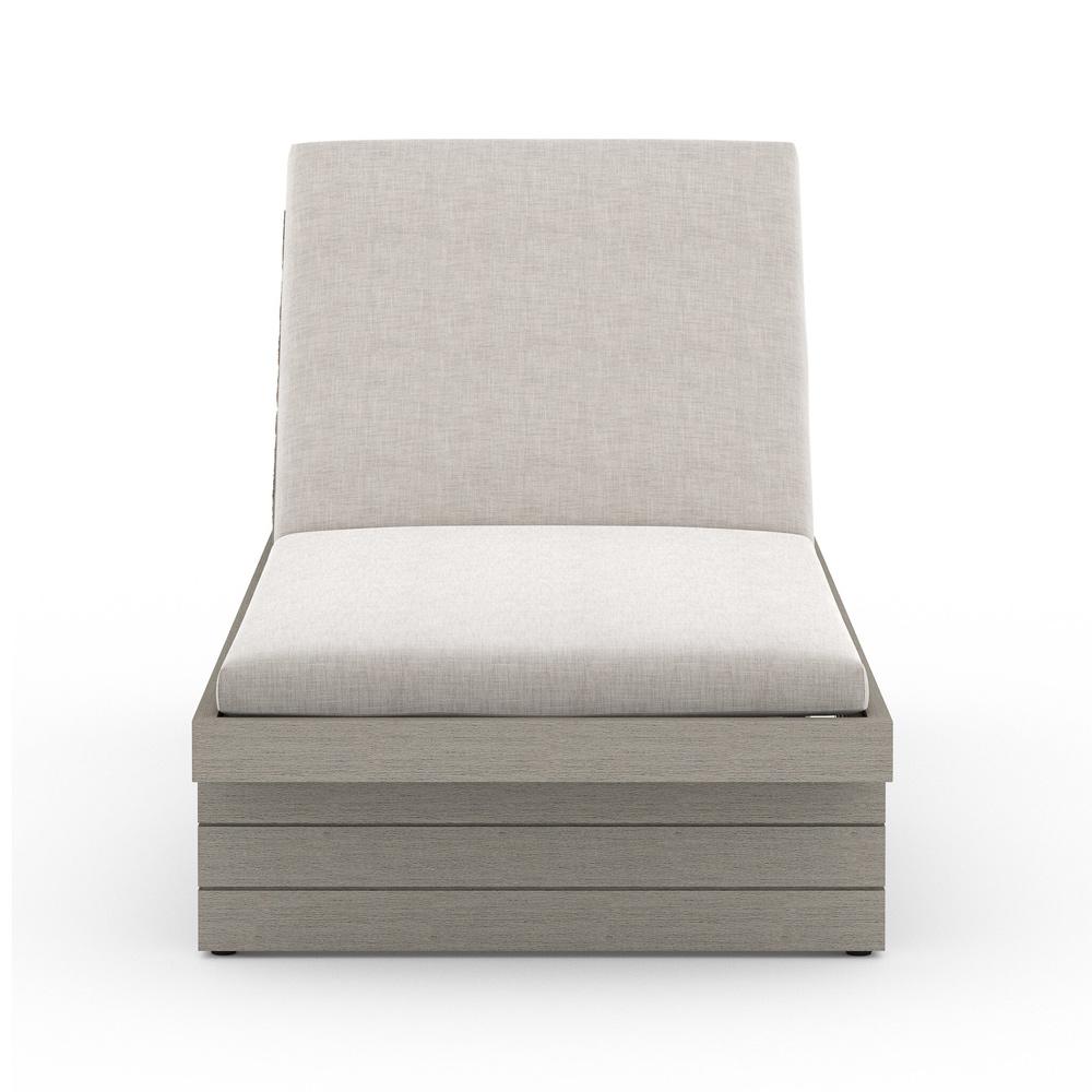 Four Hands - Solano - Leroy Outdoor Chaise - Weathered Grey - Venao Grey - 223214-007 veiw 2