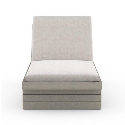 Four Hands - Solano - Leroy Outdoor Chaise - Weathered Grey - Venao Grey - 223214-007 veiw 2