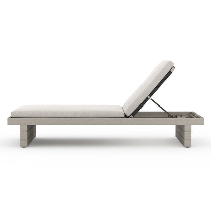 Four Hands - Solano - Leroy Outdoor Chaise - Weathered Grey - Venao Grey - 223214-007 veiw 3