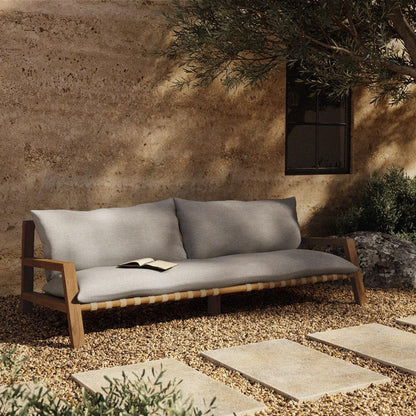 Four Hands - Solano - Soren Outdoor Sofa - 95in - Venao Grey - 225399-001 veiw 4