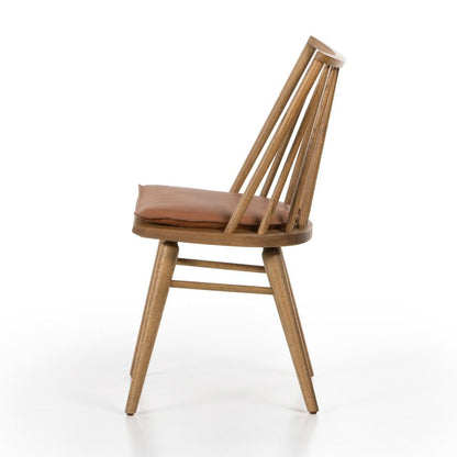 Four Hands - Wallis - Lewis Windsor Chair - Whiskey Saddle - 228386-013 veiw 3