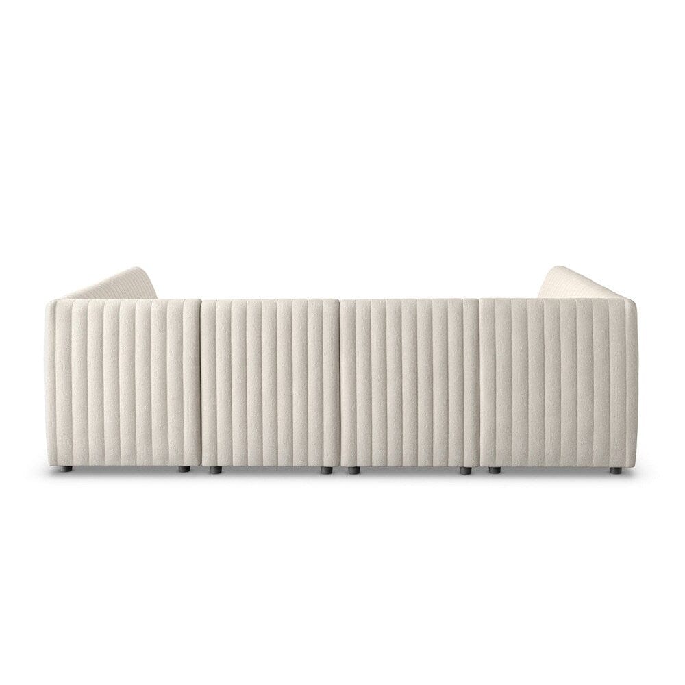 Four Hands - Grayson - Augustine Dining Banquette, U Shape - Capri Oatmeal - 231701-001 veiw 5