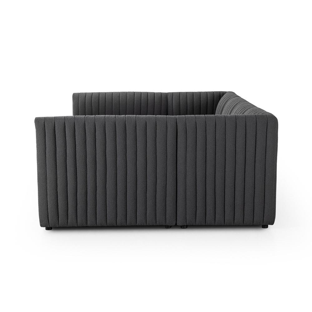 Four Hands - Grayson - Augustine Dining Banquette, U Shape - FIQA Boucle Charcoal - 231701-003 veiw 3