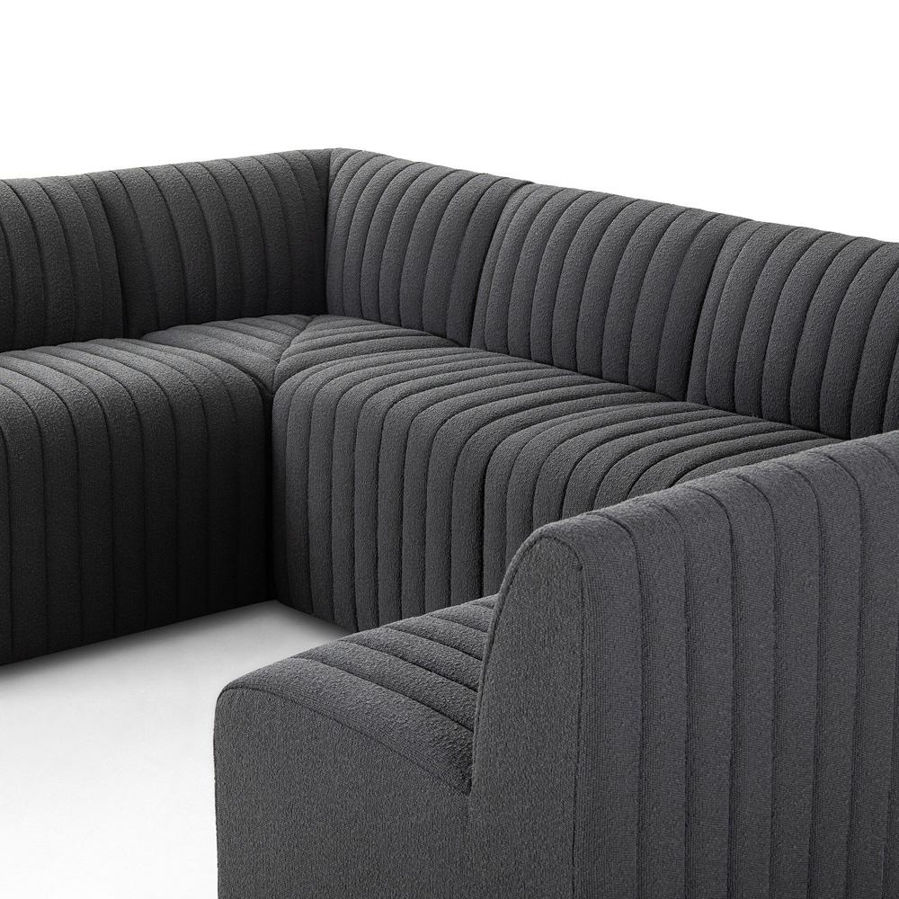 Four Hands - Grayson - Augustine Dining Banquette, U Shape - FIQA Boucle Charcoal - 231701-003 veiw 5