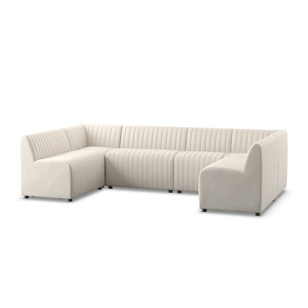 Four Hands - Grayson - Augustine Dining Banquette, U Shape - Capri Oatmeal - 231703-001 veiw 1