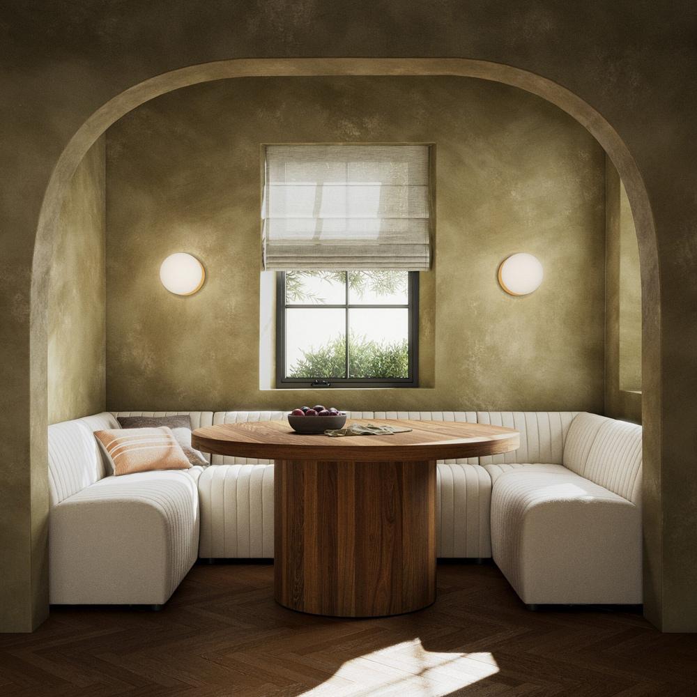 Four Hands - Grayson - Augustine Dining Banquette, U Shape - Capri Oatmeal - 231703-001 veiw 4