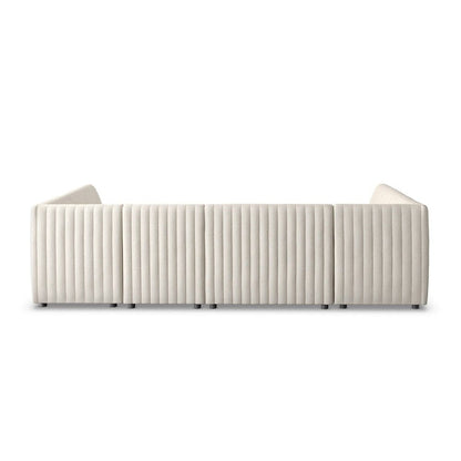 Four Hands - Grayson - Augustine Dining Banquette, U Shape - Capri Oatmeal - 231703-001 veiw 5