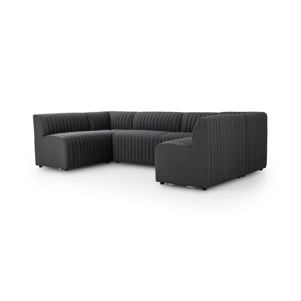 Four Hands - Grayson - Augustine Dining Banquette, U Shape - FIQA Boucle Charcoal - 231703-003 veiw 1