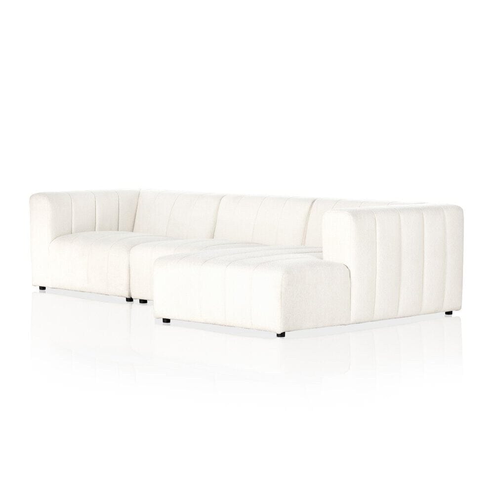 Four Hands - Grayson - Langham Channeled 3-Piece Sectional - Fayette Cloud - 225832-003 veiw 1