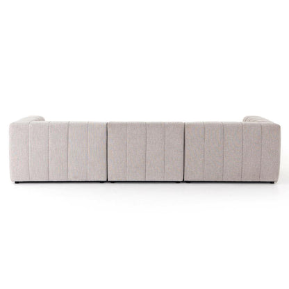 Four Hands - Grayson - Langham Channeled 3-Piece Sectional - Napa Sandstone - 225832-001 veiw 5