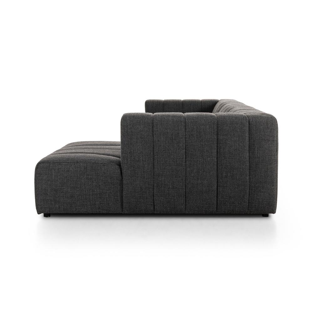 Four Hands - Grayson - Langham Channeled 3-Piece Sectional - Saxon Charcoal - 225832-005 veiw 3