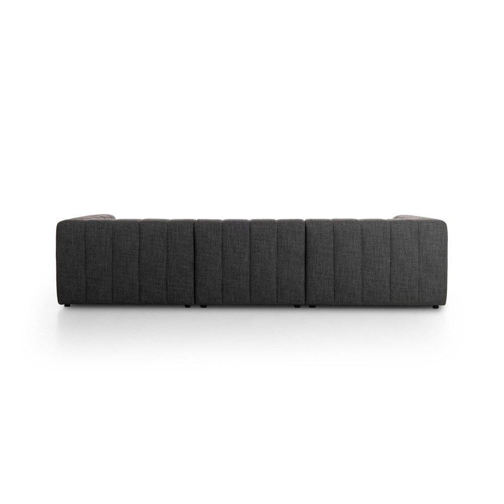 Four Hands - Grayson - Langham Channeled 3-Piece Sectional - Saxon Charcoal - 225832-005 veiw 4