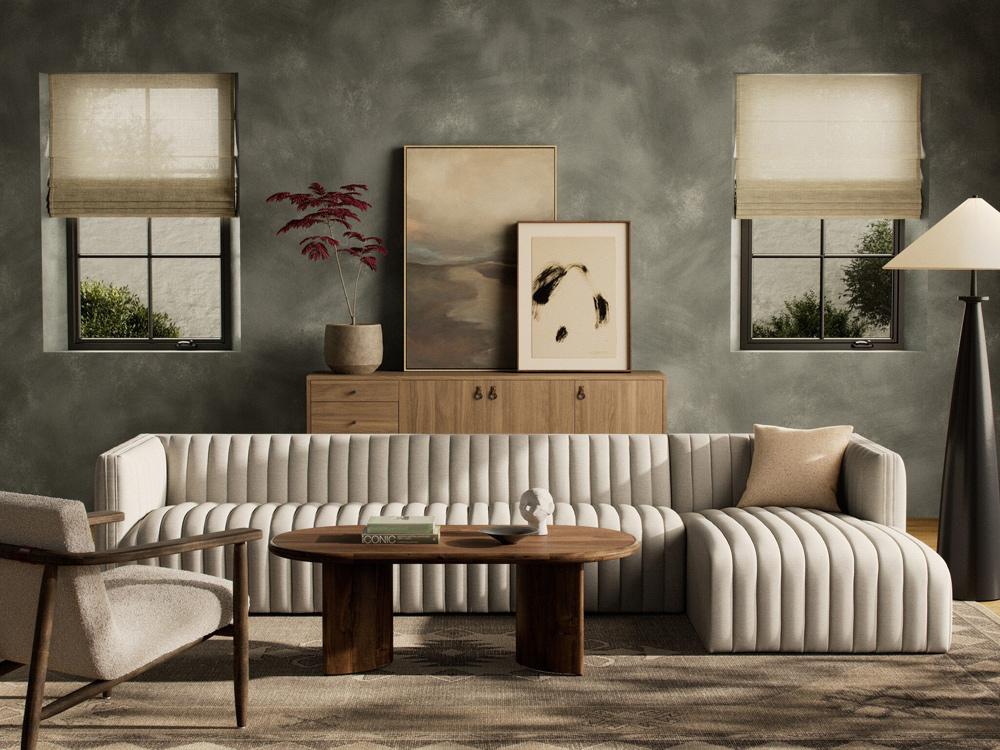 Four Hands - Grayson - Augustine 2-Piece Sectional - Dover Crescent - 234066-002 veiw 4
