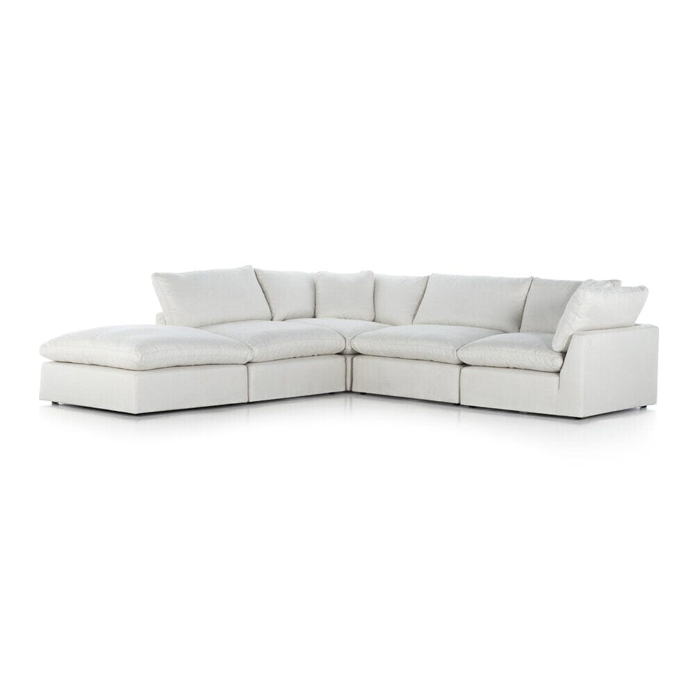 Four Hands - Centrale - Stevie 4-Piece Sectional W/ Ottoman - Anders Ivory - 232451-001 veiw 1