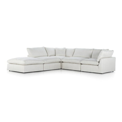 Four Hands - Centrale - Stevie 4-Piece Sectional W/ Ottoman - Anders Ivory - 232451-001 veiw 1
