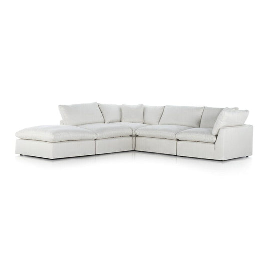 Four Hands - Centrale - Stevie 4-Piece Sectional W/ Ottoman - Anders Ivory - 232451-001 veiw 1