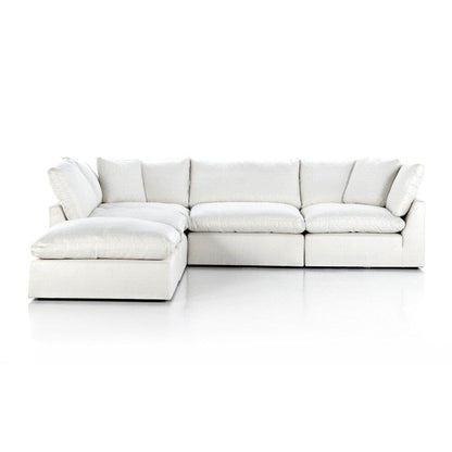 Four Hands - Centrale - Stevie 4-Piece Sectional W/ Ottoman - Anders Ivory - 232451-001 veiw 2