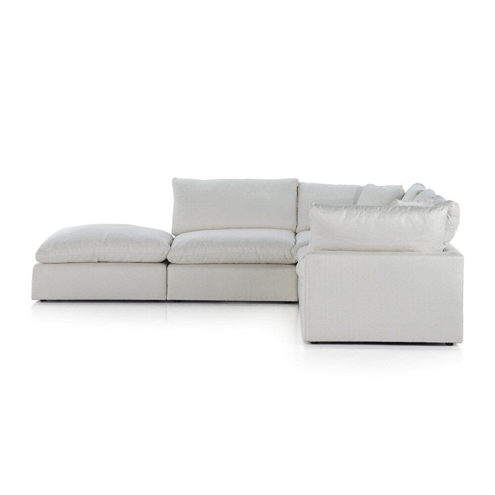 Four Hands - Centrale - Stevie 4-Piece Sectional W/ Ottoman - Anders Ivory - 232451-001 veiw 3