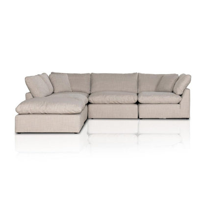 Four Hands - Centrale - Stevie 4-Piece Sectional W/ Ottoman - Gibson Wheat - 232451-003 veiw 2