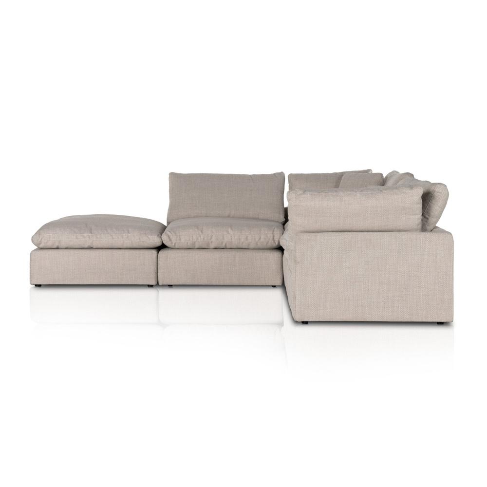 Four Hands - Centrale - Stevie 4-Piece Sectional W/ Ottoman - Gibson Wheat - 232451-003 veiw 3