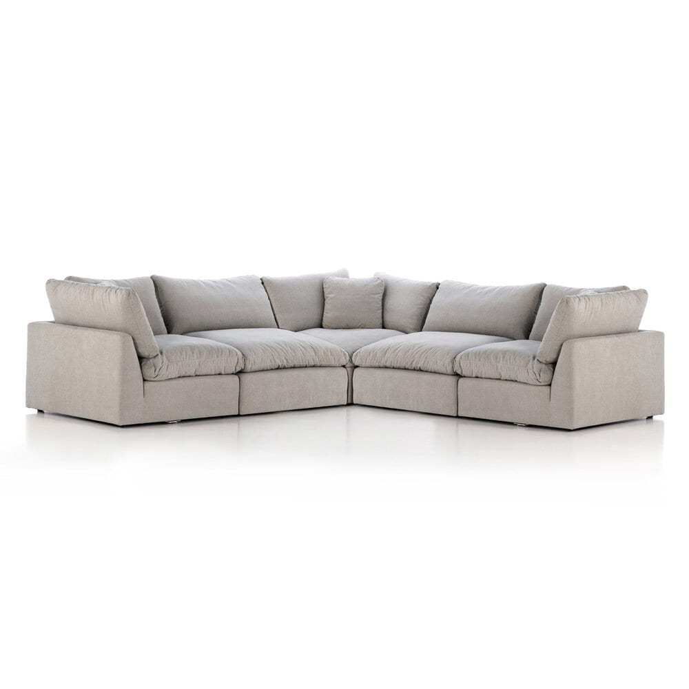Four Hands - Centrale - Stevie 5-Piece Sectional - Destin Flannel - 232453-002 veiw 1