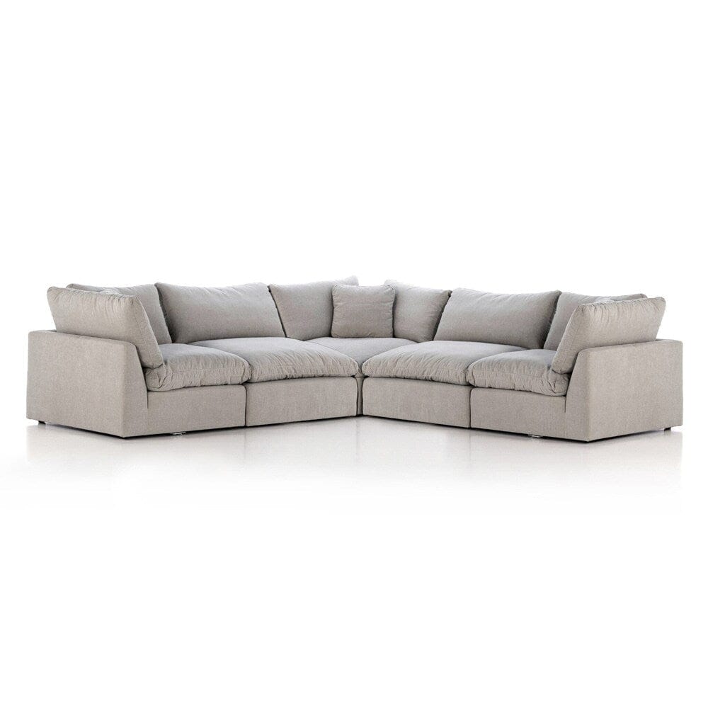Four Hands - Centrale - Stevie 5-Piece Sectional - Destin Flannel - 232453-002 veiw 2