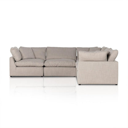 Four Hands - Centrale - Stevie 5-Piece Sectional - Gibson Wheat - 232453-003 veiw 2